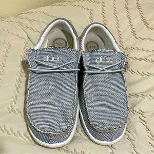 Hey Dude Mens Size 12 Wally Funk Woven Rain Gray
